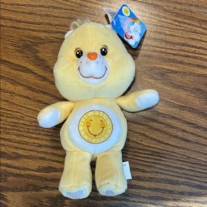Care Bear Vintage 2003 9” Funshine Bear 20th Anniversary Plush